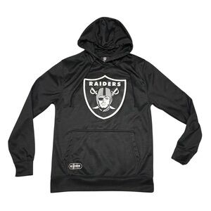 Raiders NFL Mens Size S Hoodie Sweatshirt Gym Running Football Fan Activewear